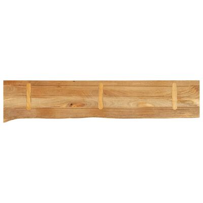 vidaXL Bordplate 140x40x3,8 cm naturlig kant heltre mango