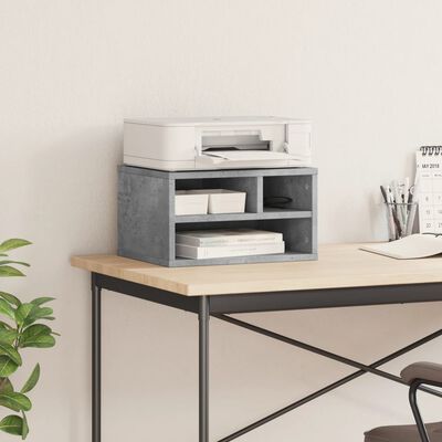 vidaXL Skriverbord grå 40x32x22,5 cm konstruert tre