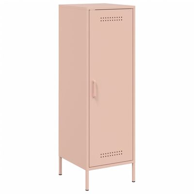 vidaXL Highboard rosa 36x39x113 cm stål