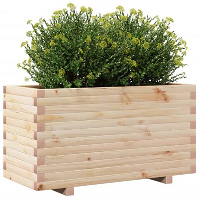 vidaXL Plantekasse 90x40x49,5 cm heltre furu