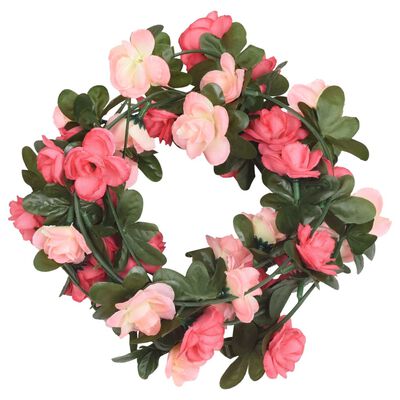 vidaXL Blomsterkranser for jul 6 stk rose 240 cm