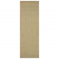 vidaXL Teppe naturlig sisal 66x200 cm grønn