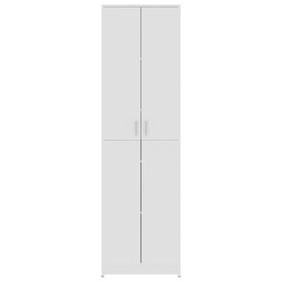 vidaXL Garderobe for gang hvit 55x25x189 cm konstruert tre