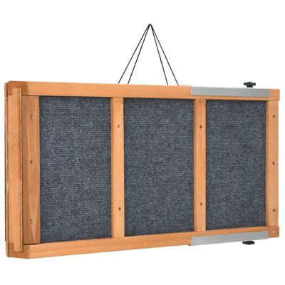 vidaXL Hunderampe grønn 120x30 cm heltre gran