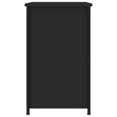 vidaXL Nattbord 2 stk svart 40x36x60 cm konstruert tre