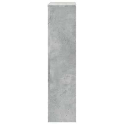 vidaXL Radiatordeksel betonggrå 78x20x82 cm konstruert tre