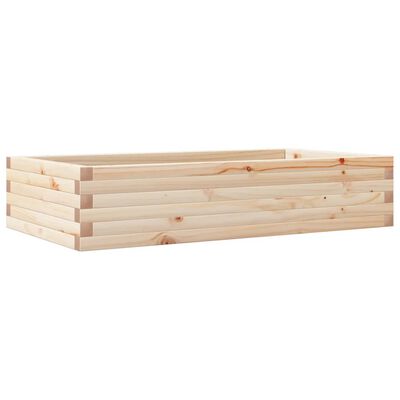 vidaXL Plantekasse 110x60x23 cm heltre furu