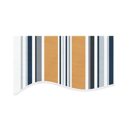 vidaXL Erstatningsduk for markise flerfarget stripe 6x3 m