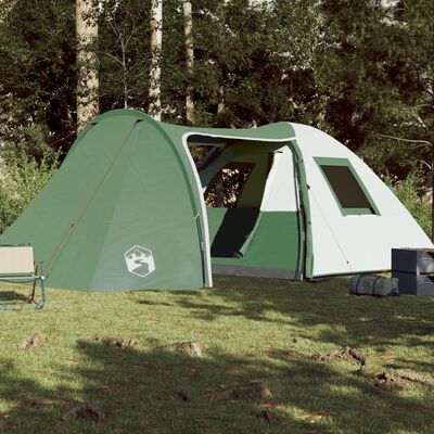 vidaXL Kuppeltelt for camping 6 personer grønn vanntett