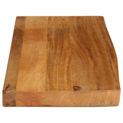 vidaXL Bordplate med naturlig kant 80x20x2,5 cm heltre mango