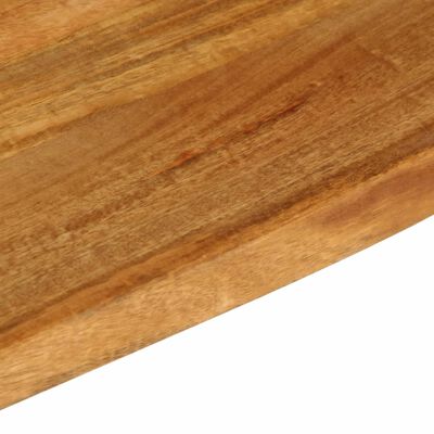 vidaXL Bordplate 160x30x3,8 cm naturlig kant heltre mango