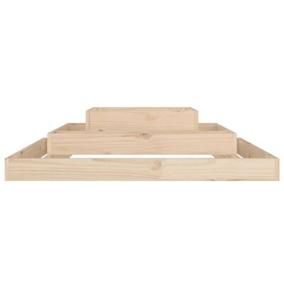 vidaXL Plantekasse 110x110x27 cm heltre furu