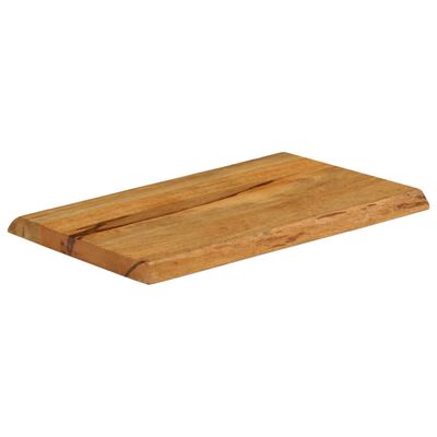 vidaXL Bordplate 60x40x3,8 cm naturlig kant heltre mango