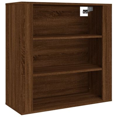 vidaXL Highboard brun eik konstruert tre