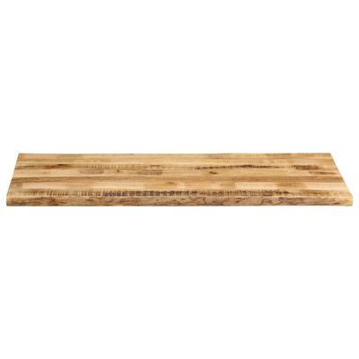 vidaXL Bordplate naturlig kant 140x60x3,8 cm grovt heltre mangotre