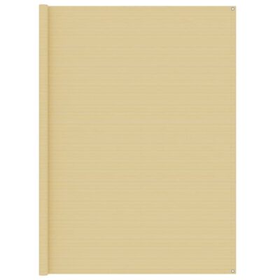 vidaXL Teltteppe beige 250x250 cm HDPE