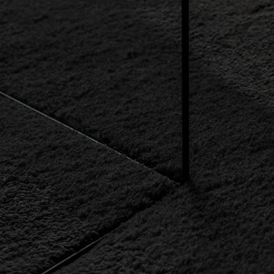 vidaXL Teppe HUARTE kort luv mykt og vaskbart svart 120x170 cm