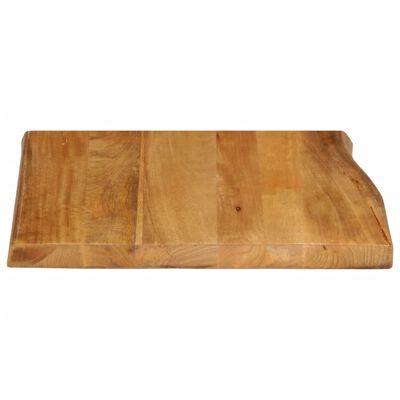 vidaXL Bordplate 40x40x2,5 cm naturlig kant heltre mango