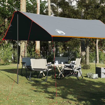 vidaXL Campingpresenning oransje 460x305x210 cm vanntett