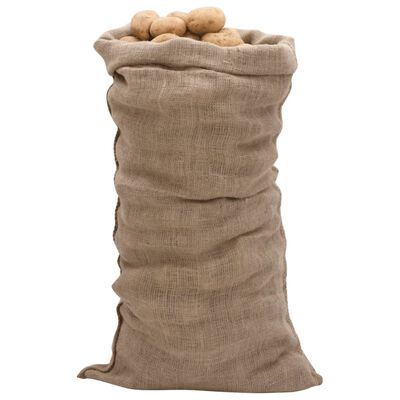 vidaXL Jutesekker 10 stk 65x135 cm 100% jute 220 gsm