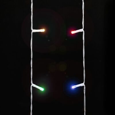 vidaXL Juletrelys 320 LEDs fargerik 375 cm