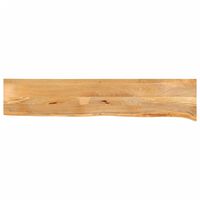 vidaXL Bordplate naturlig kant 180x30x2,5 cm heltre mango