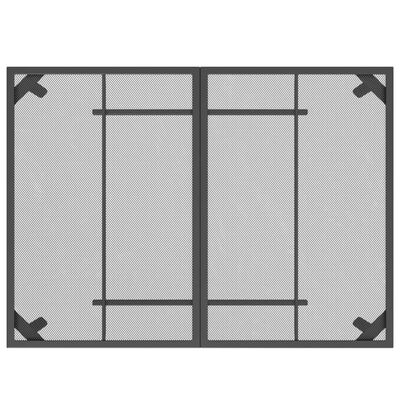 vidaXL Hagebord antrasitt 110x80x72 cm stål netting