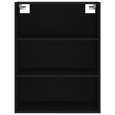 vidaXL Highboard svart 69,5x34x180 cm konstruert tre