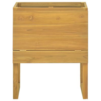 vidaXL Baderomsskap 60x40x75 cm heltre teak