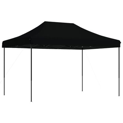 vidaXL Sammenleggbart partytelt pop-up svart 410x279x315 cm