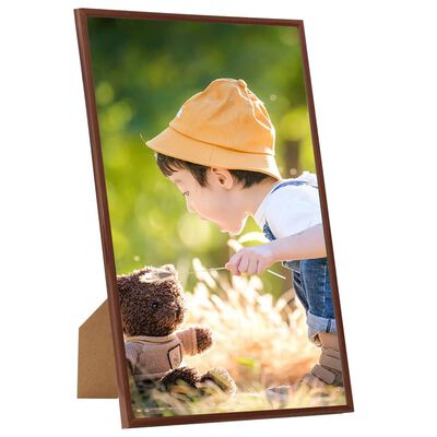 vidaXL Fotorammekollasje for bord 3 stk bronse 13x18 cm MDF