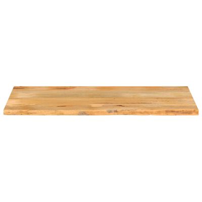 vidaXL Bordplate 140x60x2,5 cm naturlig kant heltre mango