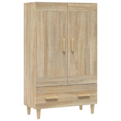 vidaXL Highboard sonoma eik 70x31x115 cm konstruert tre