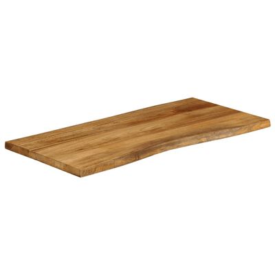 vidaXL Bordplate 120x60x3,8 cm naturlig kant heltre mango