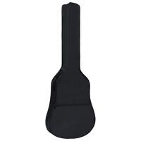 vidaXL Gitarveske for 1/2 klassisk gitar svart 94x35 cm stoff