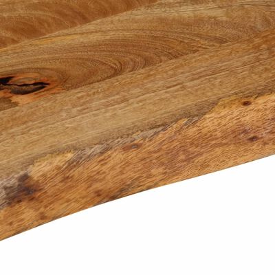 vidaXL Bordplate 110x40x2,5 cm naturlig kant heltre mango