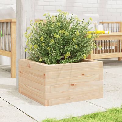 vidaXL Plantekasse 40x40x23 cm heltre furu