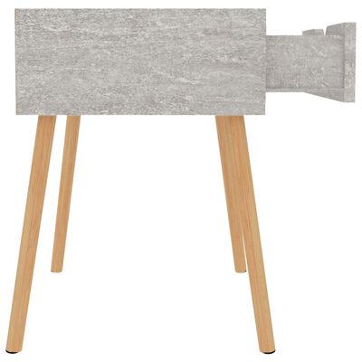 vidaXL Nattbord 2 stk betonggrå 40x40x56 cm konstruert tre