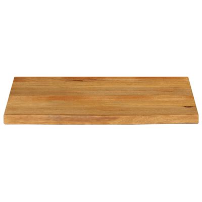 vidaXL Bordplate 80x60x2,5 cm naturlig kant heltre mango