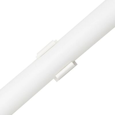 vidaXL Kabelkanaler med klips Ø16 mm 30 m PVC