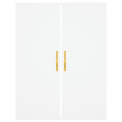 vidaXL Highboard hvit 69,5x34x180 cm konstruert tre