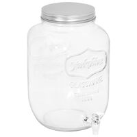 vidaXL Drikkedispenser 8050 ml glass