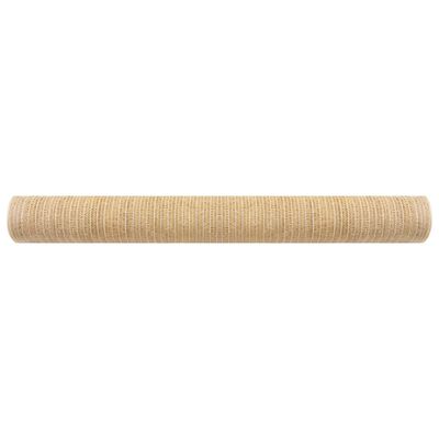 vidaXL Skjermnett beige 1,5x25 m HDPE 150 g/m²