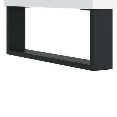 vidaXL Highboard hvit 34,5x34x180 cm konstruert tre