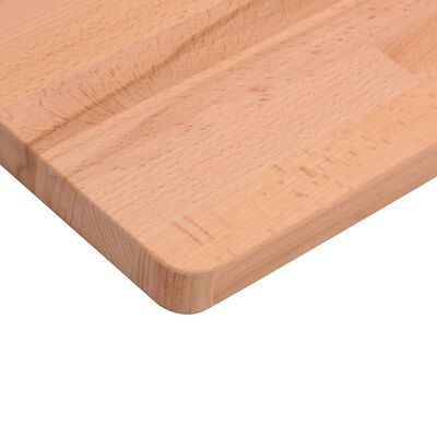 vidaXL Bordplate 110x55x1,5 cm heltre bøk