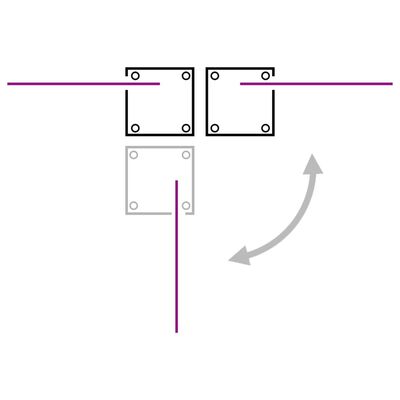 vidaXL Uttrekkbar sidemarkise 170x1200 cm rød