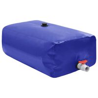 vidaXL Vanntank med kran sammenleggbar 360 L PVC