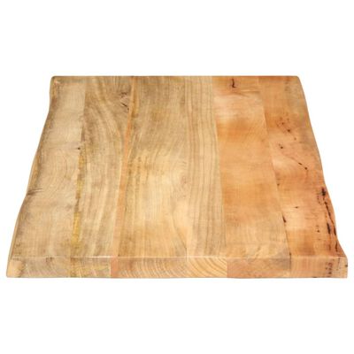 vidaXL Bordplate 100x60x3,8 cm naturlig kant heltre mango