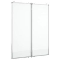 vidaXL Magnetisk tavle sammenleggbar 80x100x1,7 cm aluminium