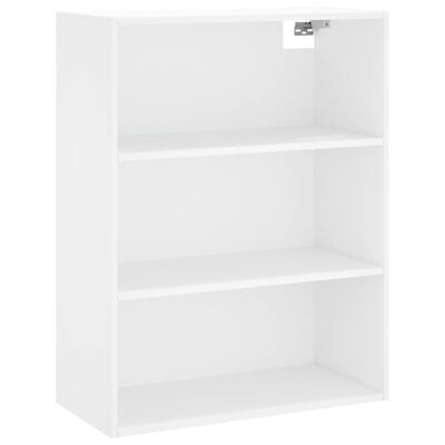 vidaXL Highboard hvit 69,5x34x180 cm konstruert tre